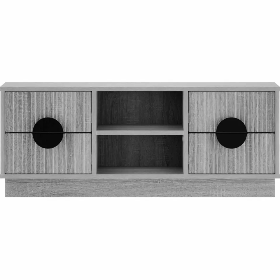 vidaXL Tv-meubel VENRAY 101 x 36,5 x 40 cm Grijs Sonoma, foto 3