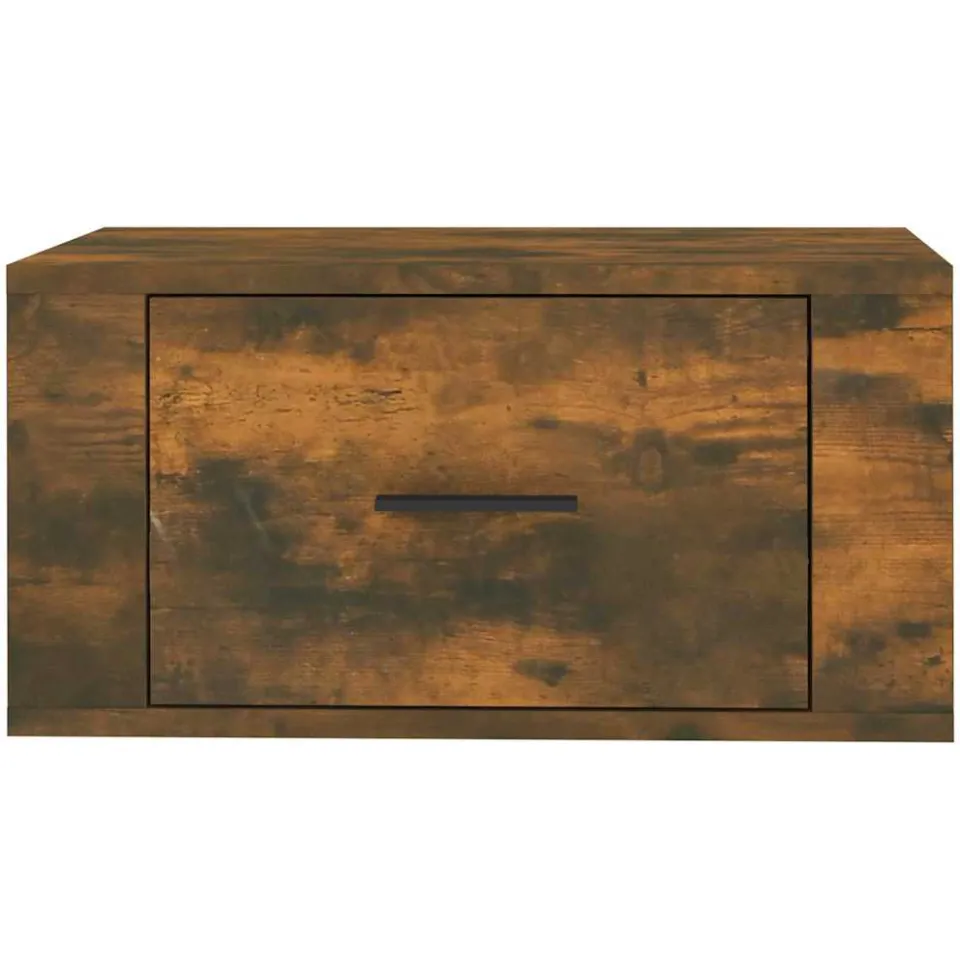 vidaXL Nachtkastje wandgemonteerd 50x36x25 cm gerookt eikenkleurig, foto 3
