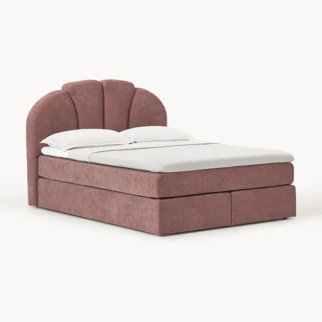 Westwing Collection Boxspring bed Romia Roze