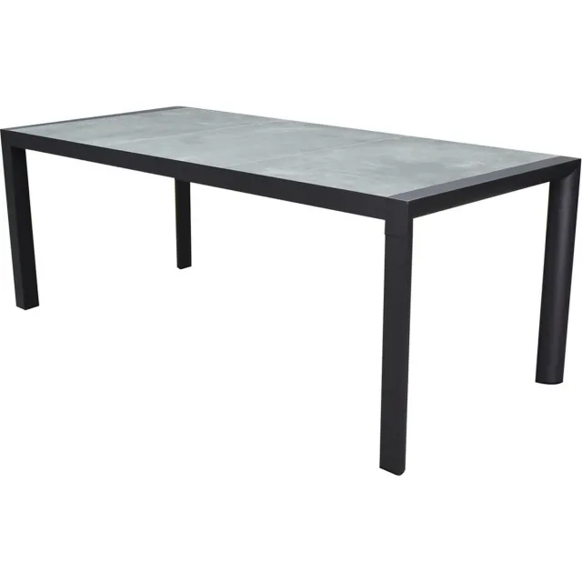 AVH-Collectie Dexter dining tuintafel 194x90xH74,5 cm antraciet