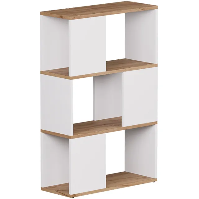 Vicco Eneos Ruimteverdeler – 60 x 94 cm Eik wit/goud Wit/Goudkleurig Eiken