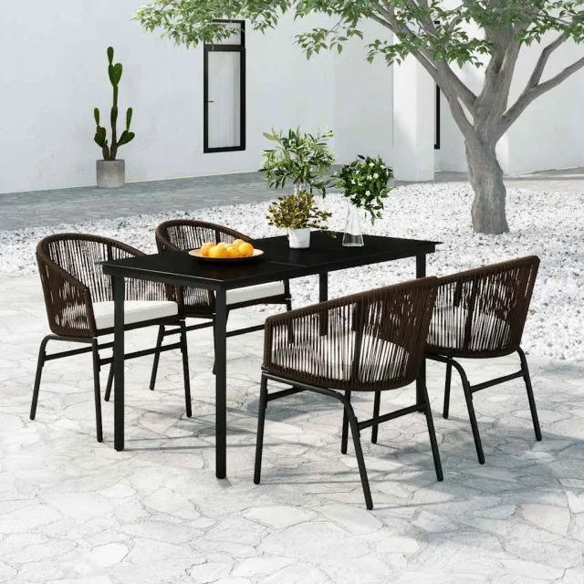 vidaXL 5-delige Tuinset bruin, foto 2