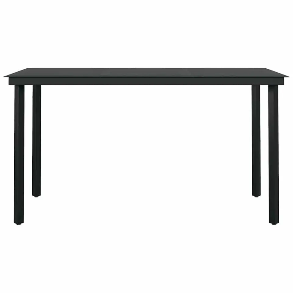 vidaXL 5-delige Tuinset grijs en zwart, foto 4