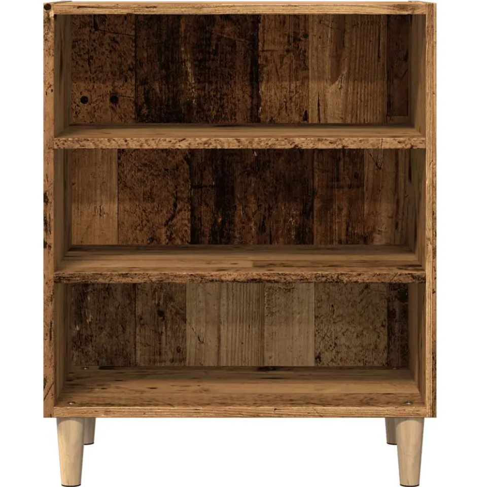 vidaXL Dressoir 57x35x75 cm bewerkt hout oud houtkleurig bruin, foto 4