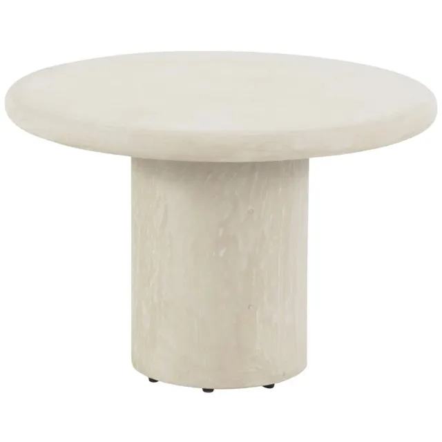 4 Seasons Outdoor Hampton lounge tuintafel rond mortex beige 60xH40 cm 4 Seasons Outdoor