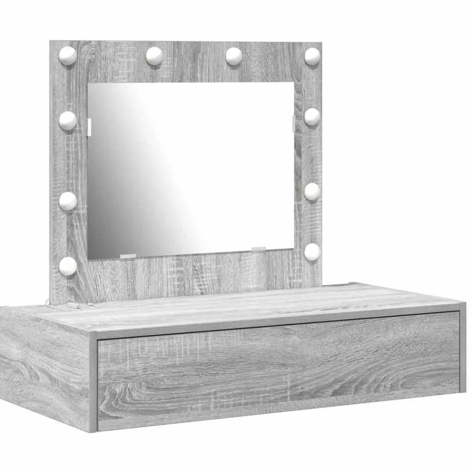 vidaXL Plafondtafel Grijs 83 x 40 x 70 cm Bewerkt hout, foto 3