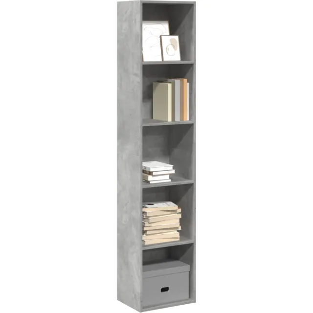 vidaXL Boekenkast 40x30x189 cm bewerkt hout betongrijs