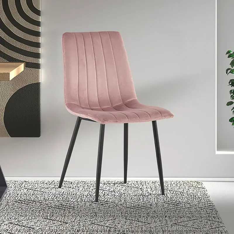 eetkamerstoel Nikkie roze, foto 3