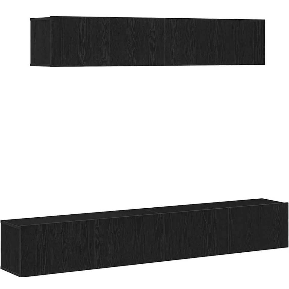 vidaXL Tv-meubelset 4 st Zwart eiken, foto 3