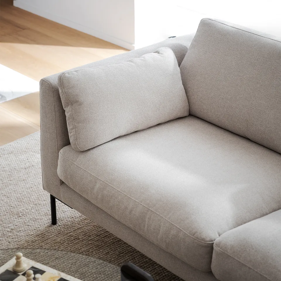 Rowico Home Corwin gestoffeerde hoekbank beige - rechts - 270 cm, foto 4