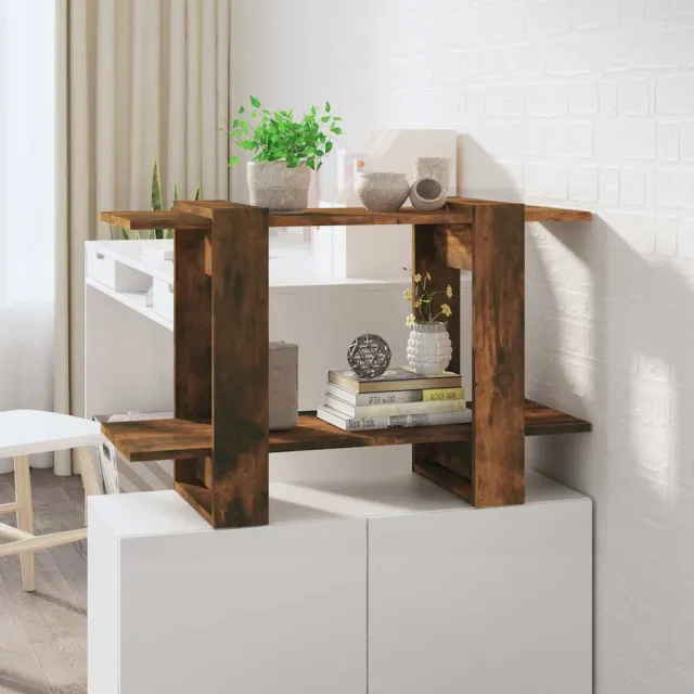 vidaXL Boekenkast/kamerscherm 80x30x51 cm gerookt eikenkleurig Bruin