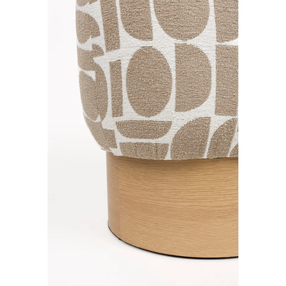 Housecraft Living poef Cyril beige, foto 5