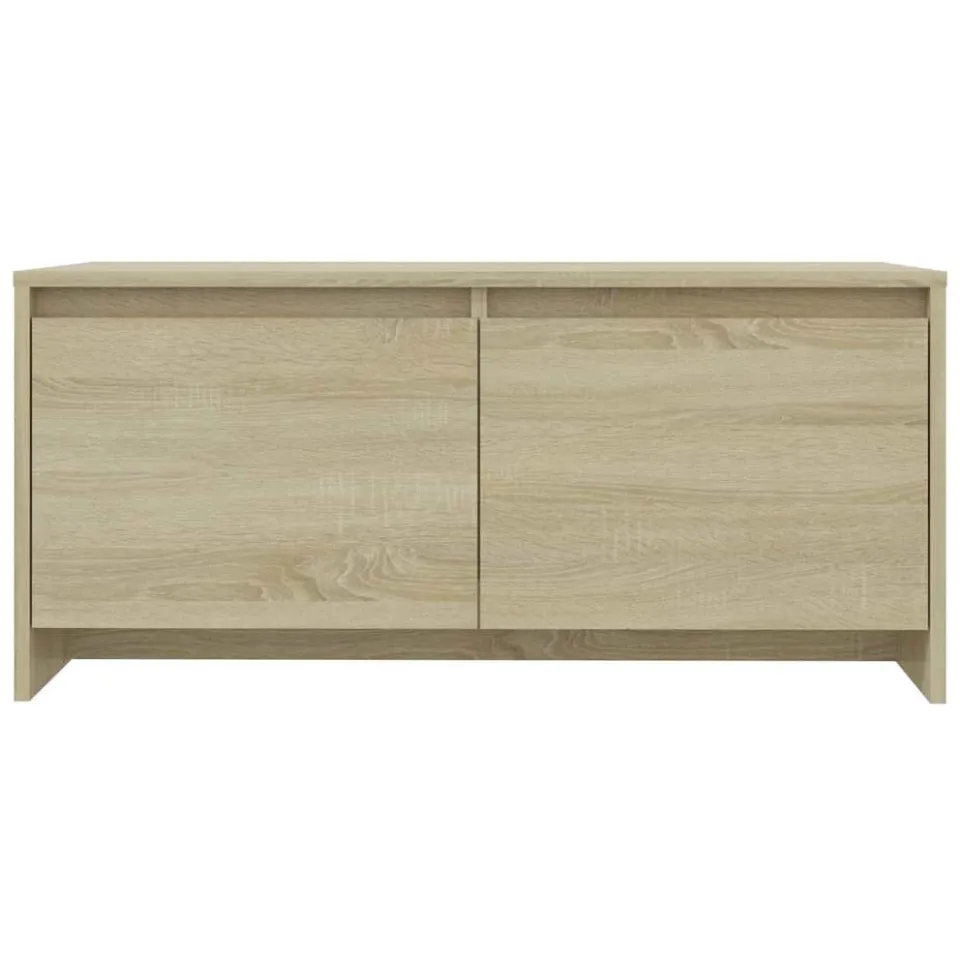 vidaXL Salontafel 90x50x41,5 cm bewerkt hout sonoma eikenkleurig, foto 4
