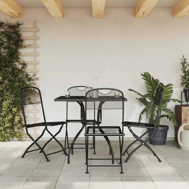 vidaXL 5-delige Tuinset metaalgaas antracietkleurig, foto 2