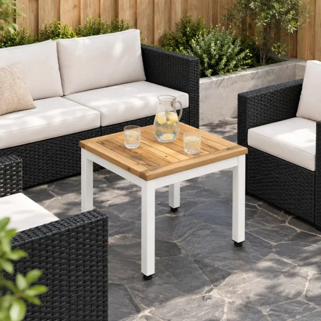 vidaXL Salontafel NAARDEN Witgewassen 40 x 40,5 x 36 cm, foto 2