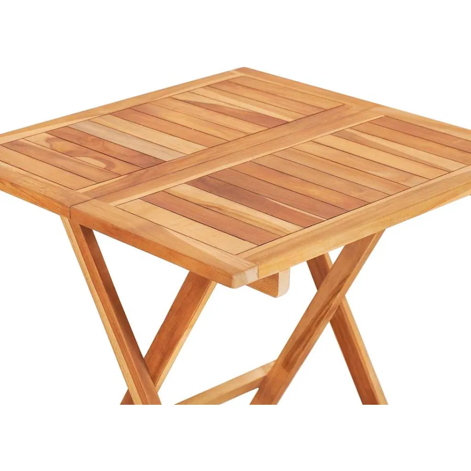 vidaXL Bistrotafel inklapbaar 60x60x65 cm massief teakhout bruin, foto 4