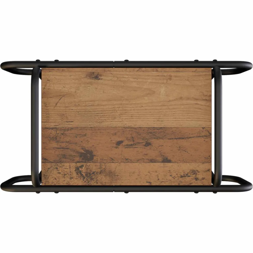 vidaXL Salontafel Oud hout 60 x 30 x 51 cm Bewerkt hout bruin, foto 4