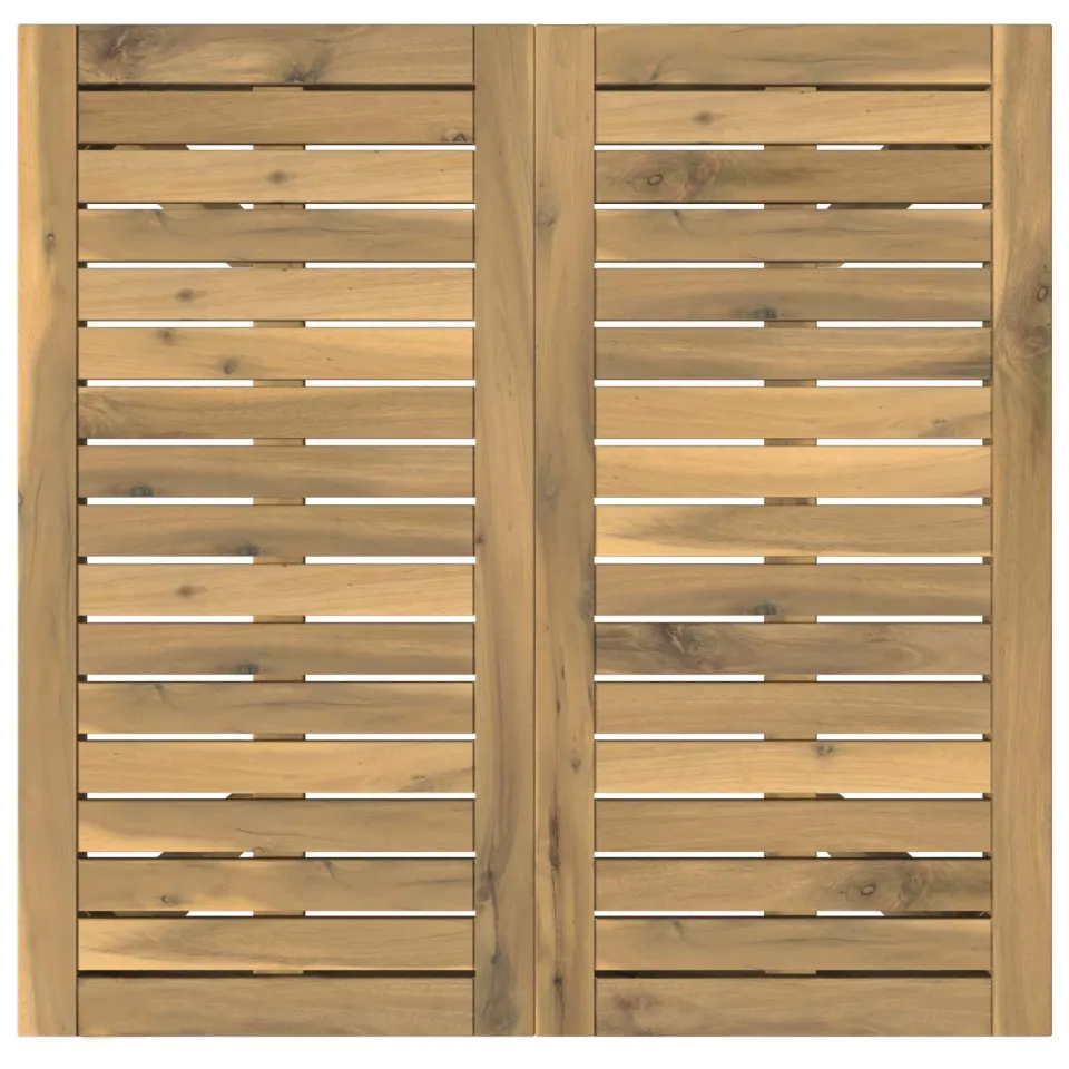 vidaXL Tuindiner tafel LAREN Witgewassen 70 x 68,5 x 75 cm, foto 4