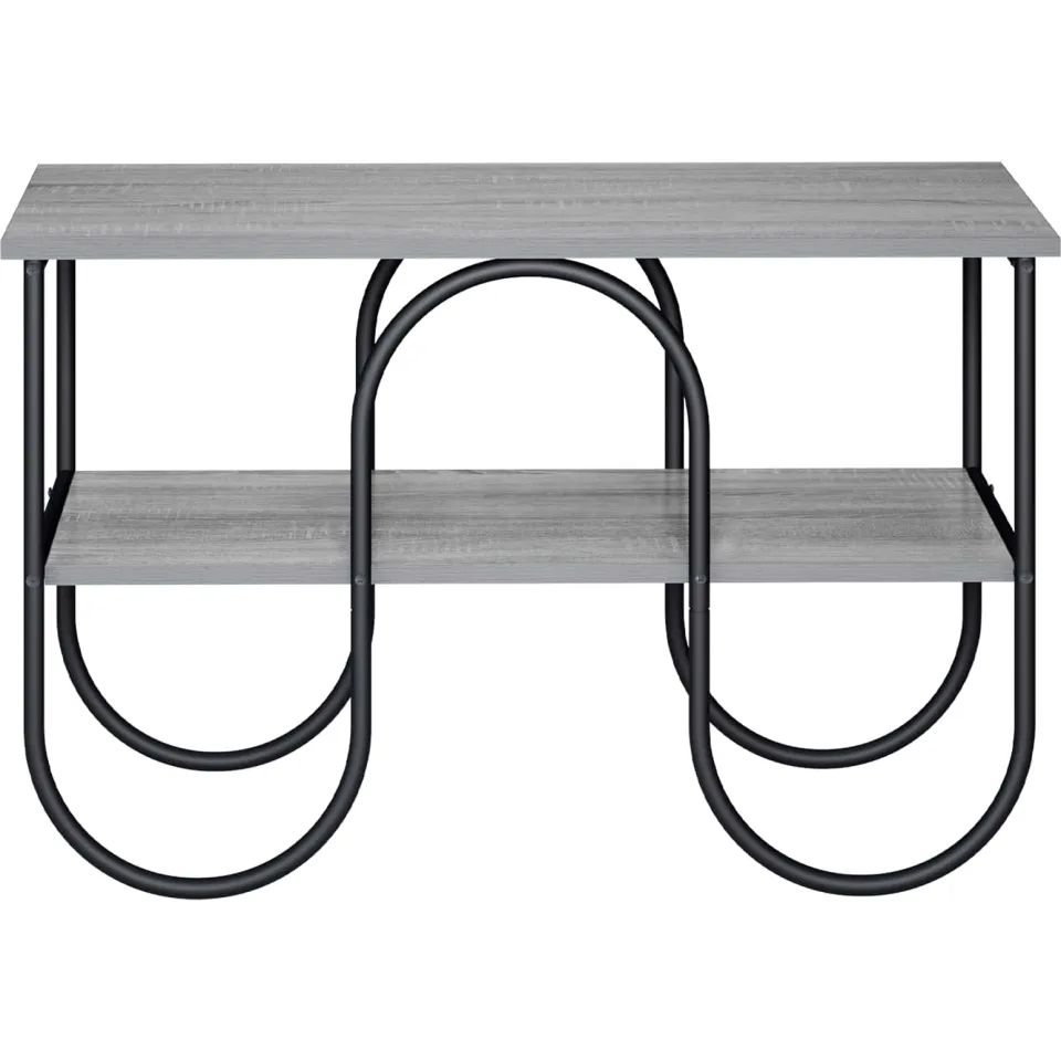 vidaXL TV-standaard 80 x 40 x 50 cm Grijs Sonoma Bewerkt hout
