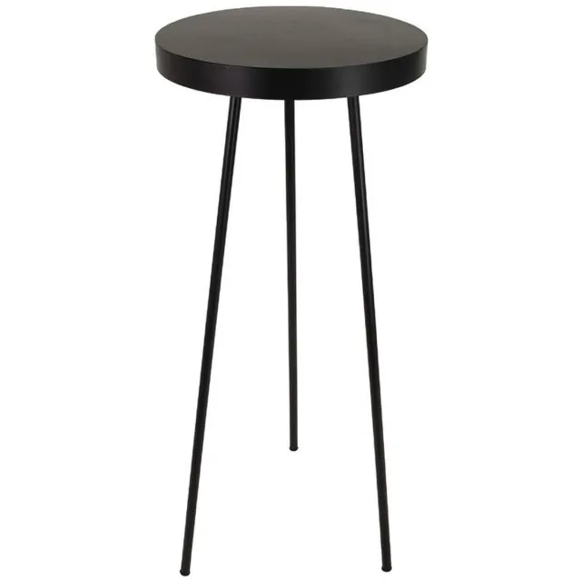 Kersten Tafel Rond - Zwart Metaal - Ø42,5 x ↑ 98 cm