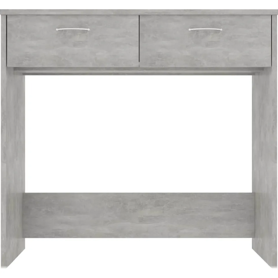 vidaXL Bureau 80x40x75 cm bewerkt hout betongrijs