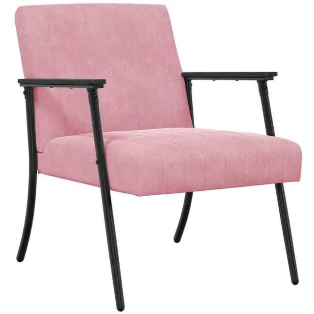 vidaXL Fauteuil - Roze - Fluweel