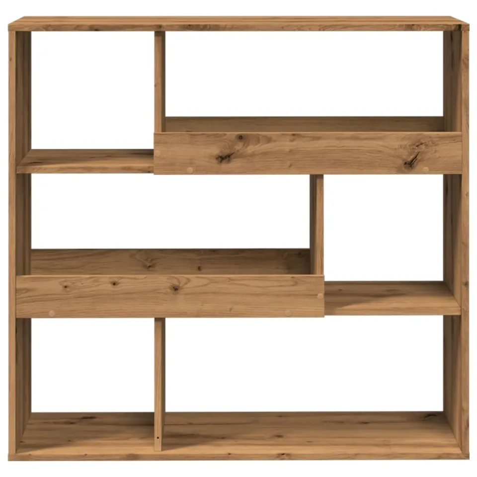 vidaXL Boekenkast / kamerscherm 100x33x94,5 cm artisanaal eikenkleurig, foto 4