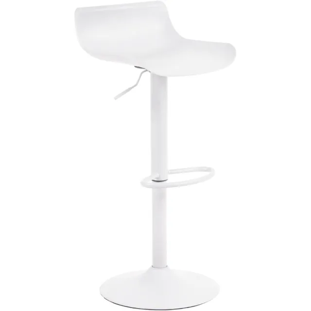 Luxe Comfort Barkruk - Verstelbaar - Wit
