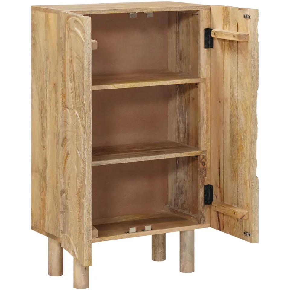 vidaXL Hoge kast 53 x 30 x 90 cm bruin, foto 2