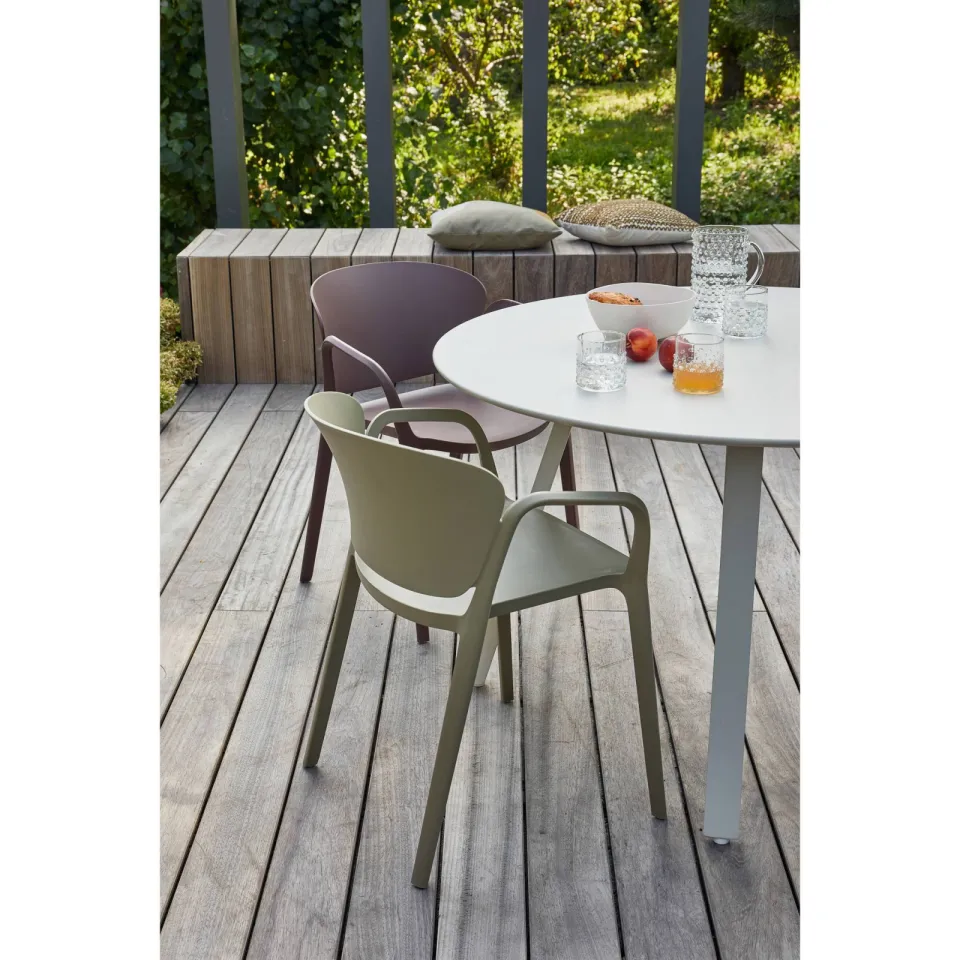 WOOOD Bent tuinstoelen groen, foto 3
