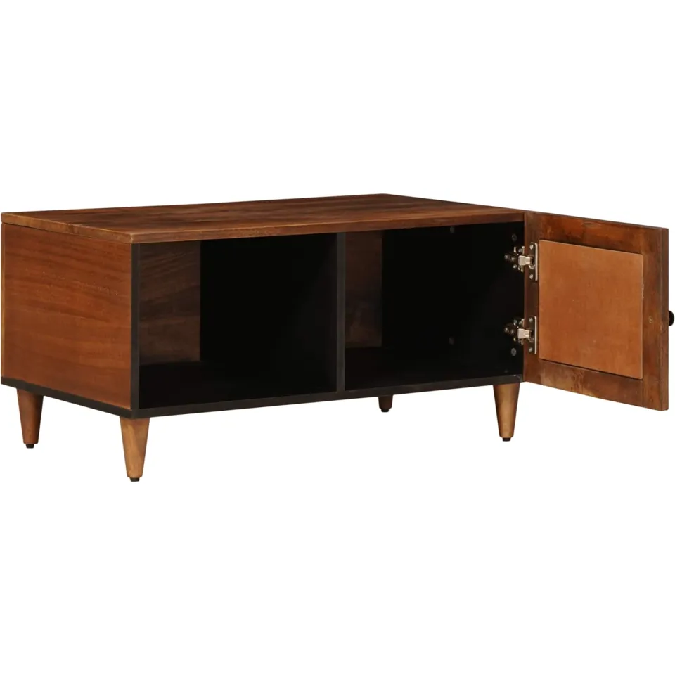 vidaXL Salontafel Bruin 80 x 50 x 40 cm Massief Mango Hout, foto 3