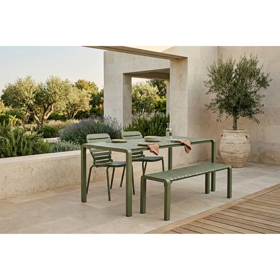 Zuiver Vondel diningset groen, foto 4