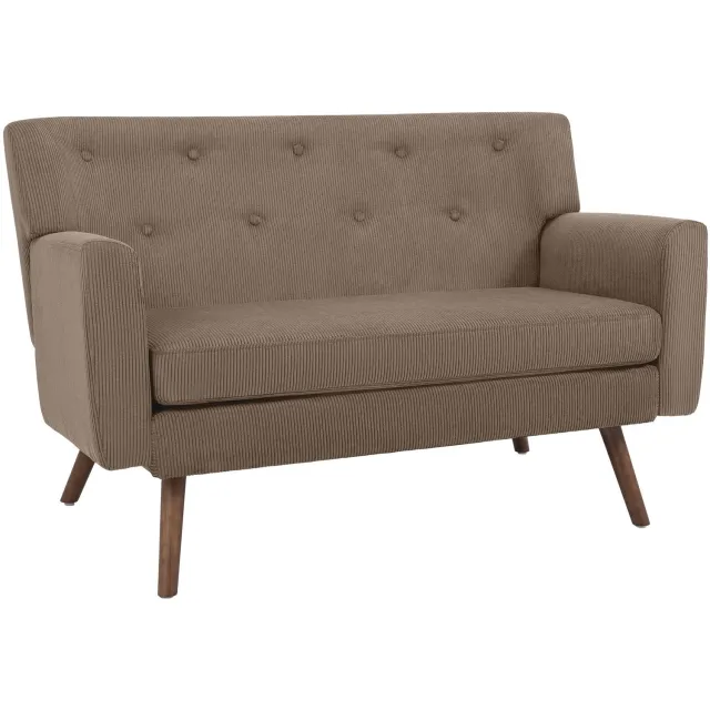 CLP Kioni 2-zitsbank - Compact - Houten Poten - taupe