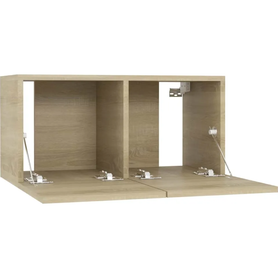 vidaXL Tv-meubelen 4 st 60x30x30 cm bewerkt hout sonoma eikenkleurig, foto 4