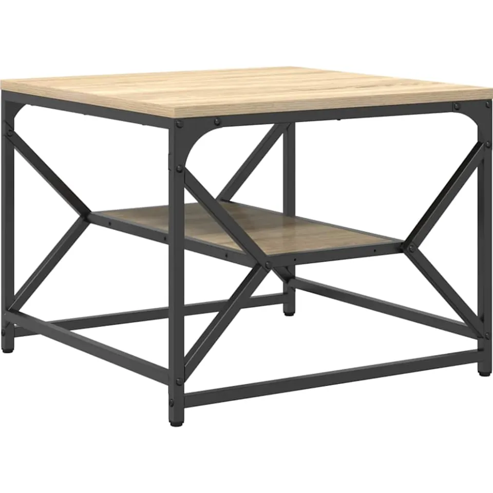 vidaXL Salontafel Sonoma Eiken 51 x 50 x 40 cm, foto 3