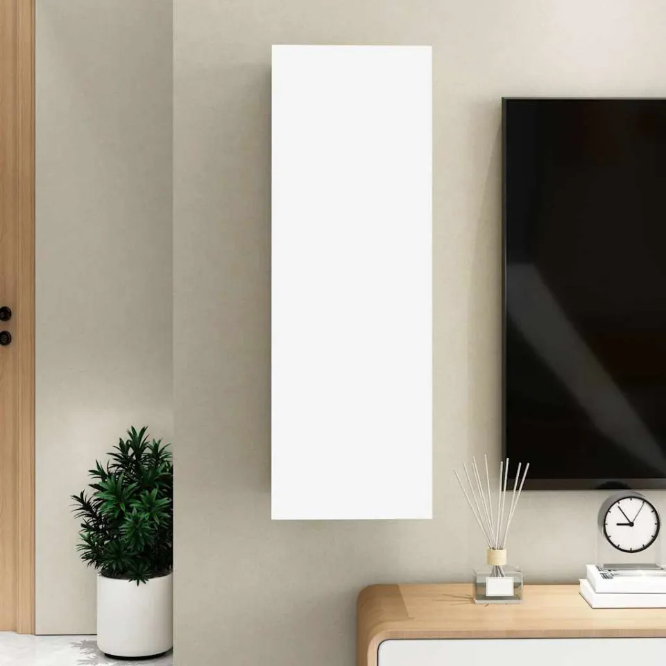 vidaXL Tv-meubel 30,5x30x90 cm bewerkt hout wit, foto 3