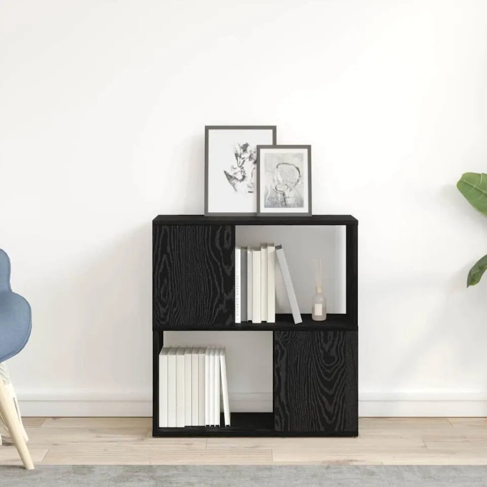 vidaXL Tv-meubelset 60 x 24 x 63 cm Zwart Bewerkt hout, foto 4