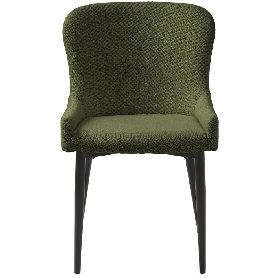 Olivine Brigitta eetkamerstoel bouclé groen, foto 3