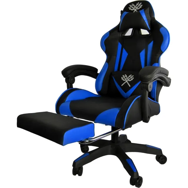 Dunmoon Zwart-Blauwe Gamingstoel: Comfort en Stijl voor Elke Gamer
