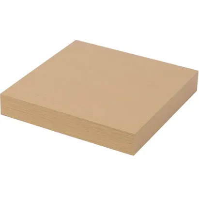 Duraline Wandplank Xl4 - Eiken Licht Pvc 38mm - 23,5x23,5cm - Fsc-gecertificeerd Hout Bruin