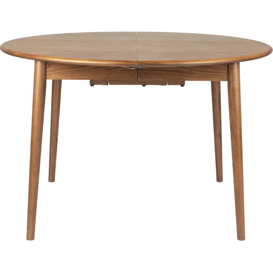 Zuiver Twist uitschuifbare ronde eettafel walnoot