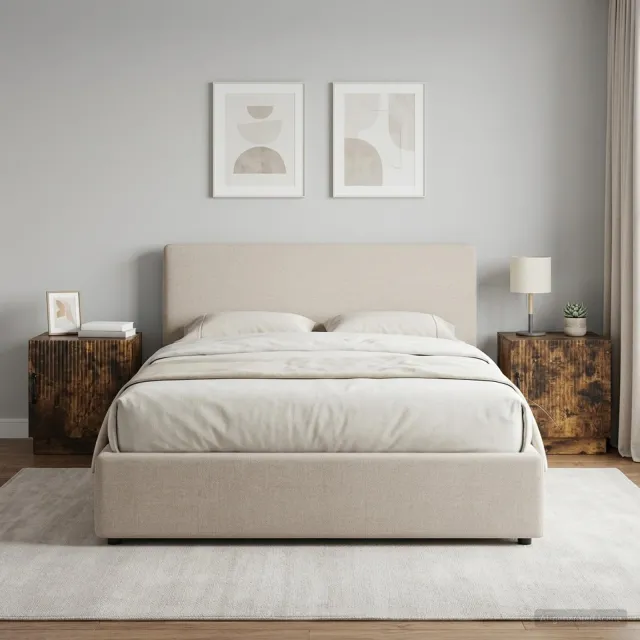 vidaXL Nachtkastje 2 st Gerookt eiken 43 x 34,5 x 47 cm Bewerkt hout Bruin