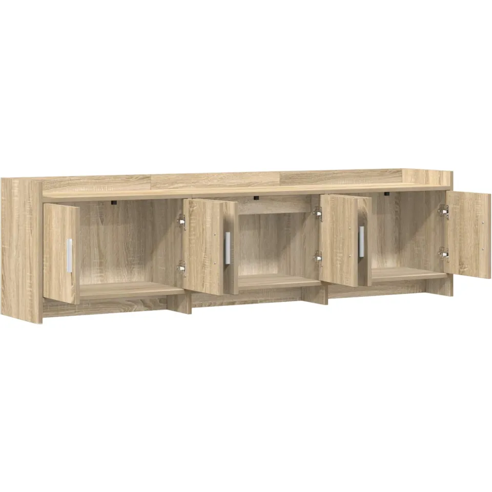 vidaXL TV-kast 168 x 33 x 47 cm Sonoma Eiken Bewerkt hout, foto 4