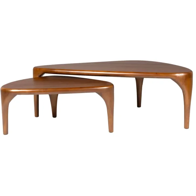 Zuiver salontafel Isla (set van 2) Bruin
