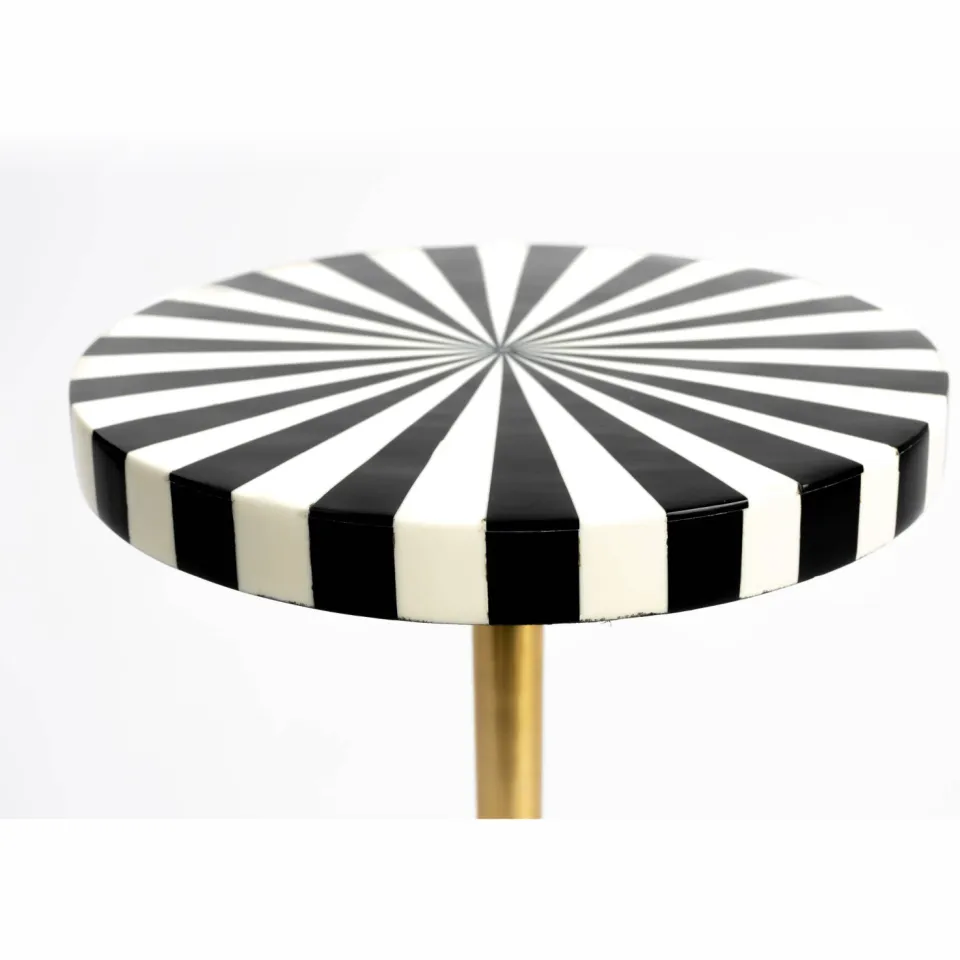 Bold Monkey Strike Lucky bijzettafel zwart-wit, foto 4
