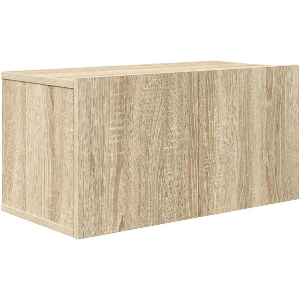 vidaXL 10-delige Tv-meubelset bewerkt hout sonoma eikenkleurig Bruin
