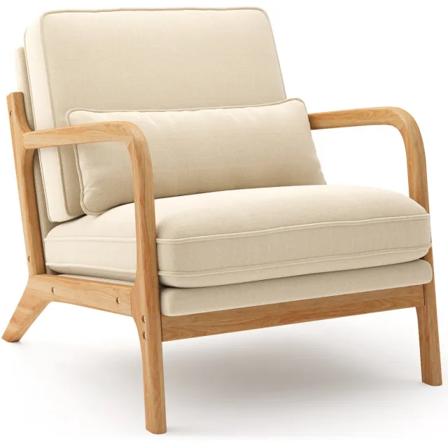 North Collective House of Balance Lounge Stoel - Fauteuil - Stoel - Scandinavisch Design - Relax Stoel Beige