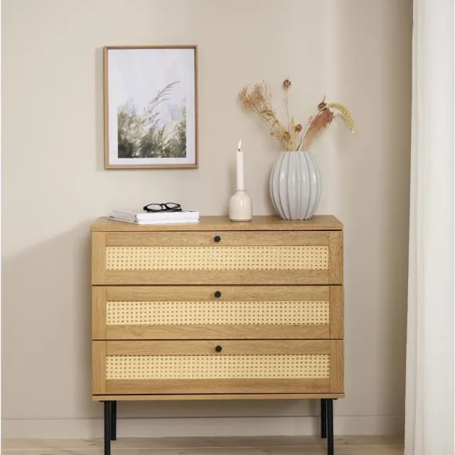 Nordic Home Meya ladekast - zwart