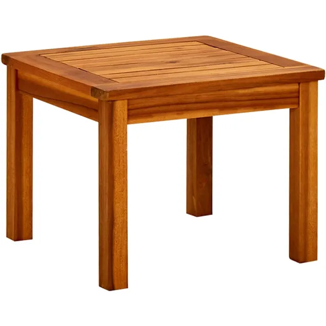 vidaXL Tuintafel 45x45x36 cm massief acaciahout bruin, foto 2