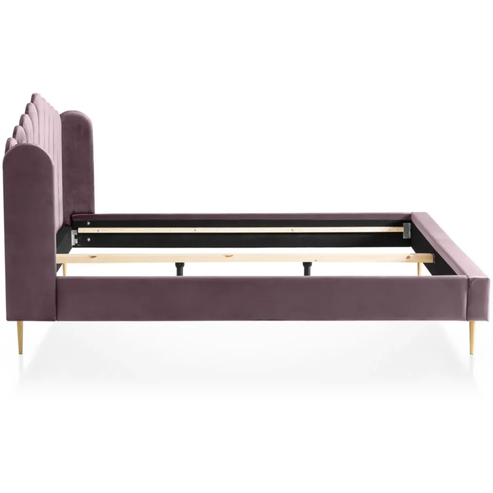 Bed Kendall roze fluweel, foto 3